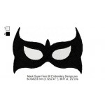 Mask Super Hero 06 Embroidery Design